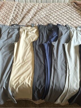 12 pairs of Men's Golf Pants - Navy, Black, Gray, Khaki